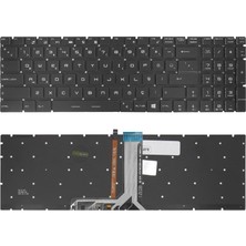 Notespare Msı Uyumlu GE62VR_6RF(APACHE PRO)-076XTR, GE72 (Apache Pro) 6QD-801XTR Klavye Tr Işıklı - Rgb Aydınlatma