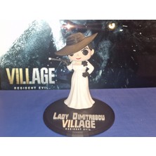 Bukalemun Shop Lady Dimitrescu Figür – Resident Evil Village Koleksiyon Figürü | Dekoratif Oyun Karakteri Biblo