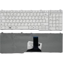 Notespare Toshiba Uyumlu K000097450, K000097460, K000098090 Klavye Tr Beyaz