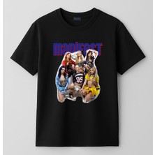 Blitz İstanbul Manifest Grubu (BLTZ340) Snap Müzik Grubu Baskılı  Kız Çocuk Tişört ( 4-13 Yaş)