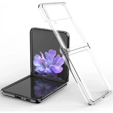Marsilyan Samsung Galaxy Z Flip 3 Kılıf Fold Tpu Silikon - Şeffaf