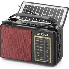 Marsilyan Çok Renkli̇ Nostalji̇k Kamp ve Outdoor Solar Şarjli Tws Hoparlör H807BTDS