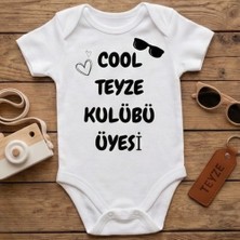 Egg Baby Teyze Yazılı Bebek Zıbın Teyzem Temalı Komik Tasarımlı Bebek Body %100 Pamuk Cool Havalı