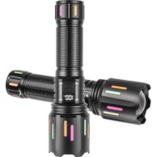 Kaia Life Peakstar PS-9954 30W Zoomlu LED Powerbank Özellikli Şarjlı Profesyonel El Feneri