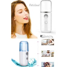 Nuksoc Şarjlı Mini Cilt Nemlendirici Sıcak Özellikli Sivilce Buhar Makinası Gözenek Kapatıcı Alet