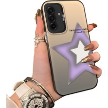 Ucuc Samsung Galaxy A17 4g/5g Uyumlu Sert Akrilik Arka Silikon Kenar Lens Koruma Kılıf
