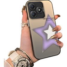 Ucuc Realme Note 60 Uyumlu Sert Akrilik Arka Silikon Kenar Lens Koruma Kılıf