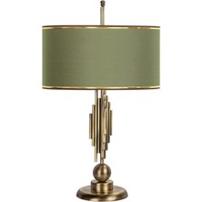 Vinner Marche Mka-01 Eskitme Mat Gold Metal Abajur - Gold Haki