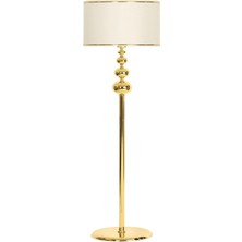 Epifanio Üçlü Küre Metal Lambader Gold Kaplama Renkli Tasarım ile Modern Şıklık