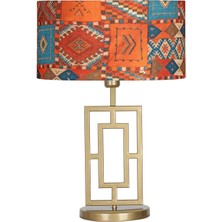 Vinner Puglia Eskitme Mat Gold Metal Abajur - Capadocia