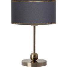 Vinner Sphere Eskitme Kaplama Metal Abajur - Gold Antrasit
