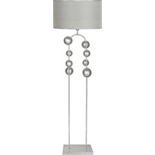 Vinner Krom Kaplama Metal Lambader - Pre Gri