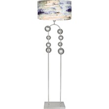 Epifanio Krom Kaplama Metal Lambader - Bluemixed