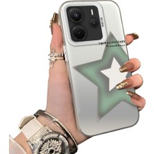 Ucuc Redmi Note 14 4g Uyumlu Sert Akrilik Arka Silikon Kenar Lens Koruma Kılıf