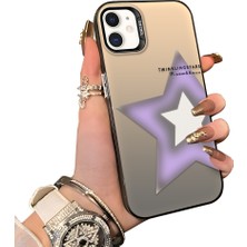 Ucuc iPhone 11 Uyumlu Sert Akrilik Arka Silikon Kenar Lens Koruma Kılıf