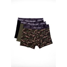 Paul Kenzie 3'lü Erkek Boxer - Camo