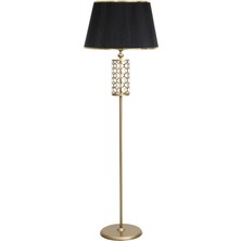 Epifanio Laser 5709 Eskitme Kaplama Metal Lambader - Gold Şeritli Organize Siyah