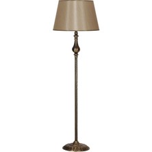 Epifanio Antony Eskitme Burgulu Metal Lambader - Çift Gold Şeritli Mataro Vizon