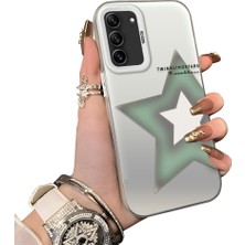 Ucuc Samsung Galaxy S21 Fe 5g Uyumlu Sert Akrilik Arka Silikon Kenar Lens Koruma Kılıf