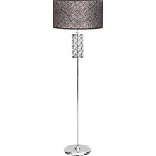 Epifanio Laser 5708 Krom Kaplama Metal Lambader - Kahve Kırçıl