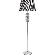 Epifanio Laser 5707 Krom Kaplama Metal Lambader - Zebra Desenli