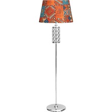 Epifanio Laser 5708 Krom Kaplama Metal Lambader - Cappadocia Desenli