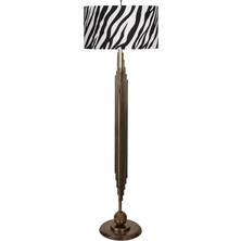 Epifanio Marche Eskitme Mat Gold Kaplama Metal Lambader - Zebra