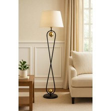 Epifanio Forever Siyah Gövde Gold Detaylı Modern Lambader