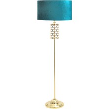 Epifanio Bourges Gold Kaplama Özel Tasarım Metal Lambader - Yakut