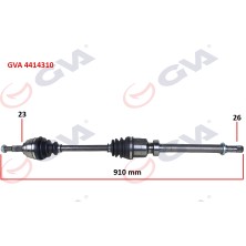 GVA Zengemtx Komple Aks Sağ Clio Iv 0.9 Tce A/t 12- 6 Vites