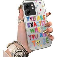 Ucuc Infinix Hot 50I Uyumlu Sert Akrilik Arka Silikon Kenar Lens Koruma Kılıf