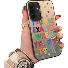 Ucuc Samsung Galaxy A26 Uyumlu Sert Akrilik Arka Silikon Kenar Lens Koruma Kılıf