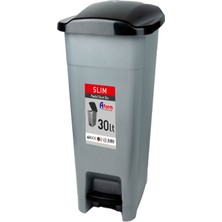 Afacan Aform Çöp Kovası Slim Pedallı 30LT