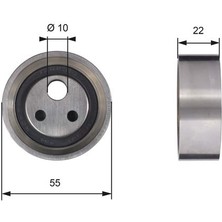 Gates Zengemtx Triger Gergi Rulmani Clio Kango Megane 1.4-1.6