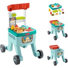 Juju 4in1 Sesli ve Işıklı Eğlen ve Öğren Alışveriş Sepeti Yürüteç JLM95