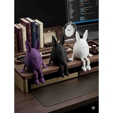 DenizCanlilari Dekostil Mafsallı Hareketli Tavşan Figürü - 3'lü Renkli Dekoratif Set