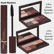 Pastel x Arzu Sabancı Volumizing Maskara + Eyeshadow Palette 62 ve 61