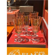 ZaTen Pazar Zaten Quenn Short 100CC 6 Parça Kahve Yanı Su Bardağı