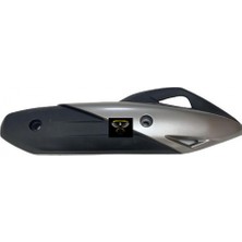 Moto Ulusoy Honda Pcx 125 Egzoz Koruma Muhafaza Oem Siyah Gri 2018-2019-2020