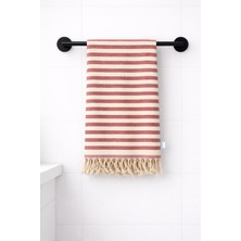 AQUATOLIA Knidos Peştemal -  Pamuk- 100X180- Peştemal- Plaj Havlusu- Çizgi Desen