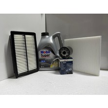 Mobil Hyundai I20 Benzinli ( 15-25 ) 5W-30 Yağ / Yağ - Hava- Polen Filtre Bakım Seti