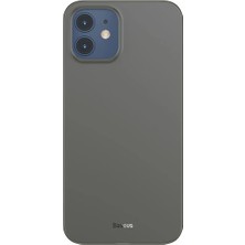 Daniska Baseus Wing Case Iphone 12 6.1 Kılıf Ultra Ince Lux Mat Şeffaf KILIF-(5775)