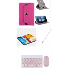 Jolita Mi Pad 8 Pro 11.2'' Uyumlu 4in1 Set Klavye Mouse Kılıf Kalem Ekran Koruyucu