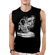 Rock&Roll Rock &roll Limp Sneaker Siyah Kesik Kol | Kolsuz Erkek Tshirt | Atlet