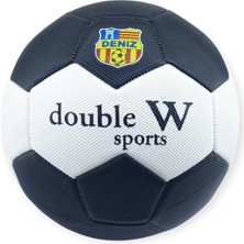 Futbol Topu Dikişli 420 gr No:5 - FB-660-SİYAH (Lisinya)