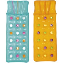 Bestway Deniz Yatağı 188x71 cm Dik Yastıklı Bardaklı Model 43014  (Lisinya)