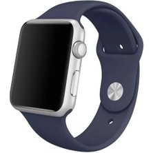 Daniska Ally Apple Watch 7-8 45MM 6-5-4 44MM Silikon Kordon Kayış 3-2-1 42MM-(5775)