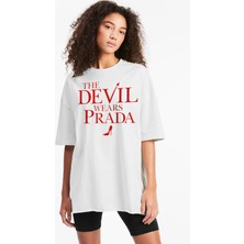 Rock&roll Marka Sever Oversize Beyaz Kadın Tişört