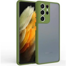 Daniska Sm Galaxy S21 Ultra Ultra Kamera Korumalı Premium Silikon KILIF-(5775)