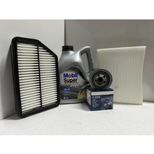 Mobil Hyundai Tucson Benzinli ( 11-15 ) 5W-30 Yağ / Yağ - Hava- Polen Filtre Bakım Seti